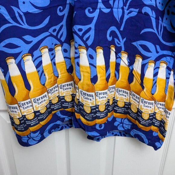 Corona Extra Hawaiian Style Shirt, Men's XL, Beer Bottle Design, Soft Rayon - Picture 5 of 10